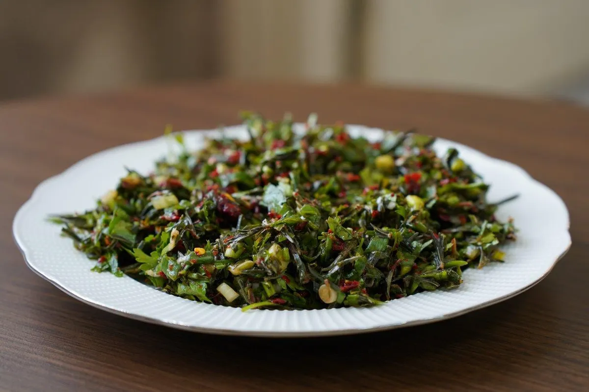 Hatay Zahter Salatası /  Hatay Kekik Salatası