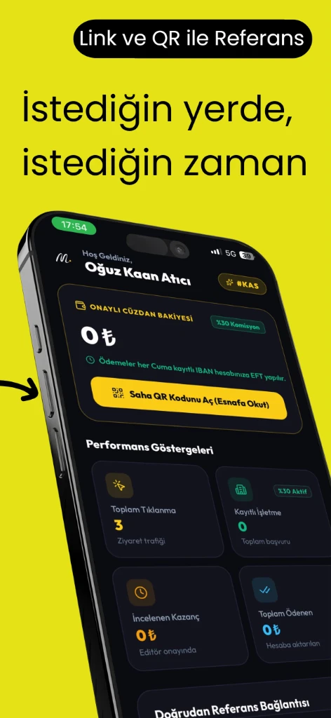 Iğdır Memleketim Saha QR Kodu ve Esnafa Satış Modülü
