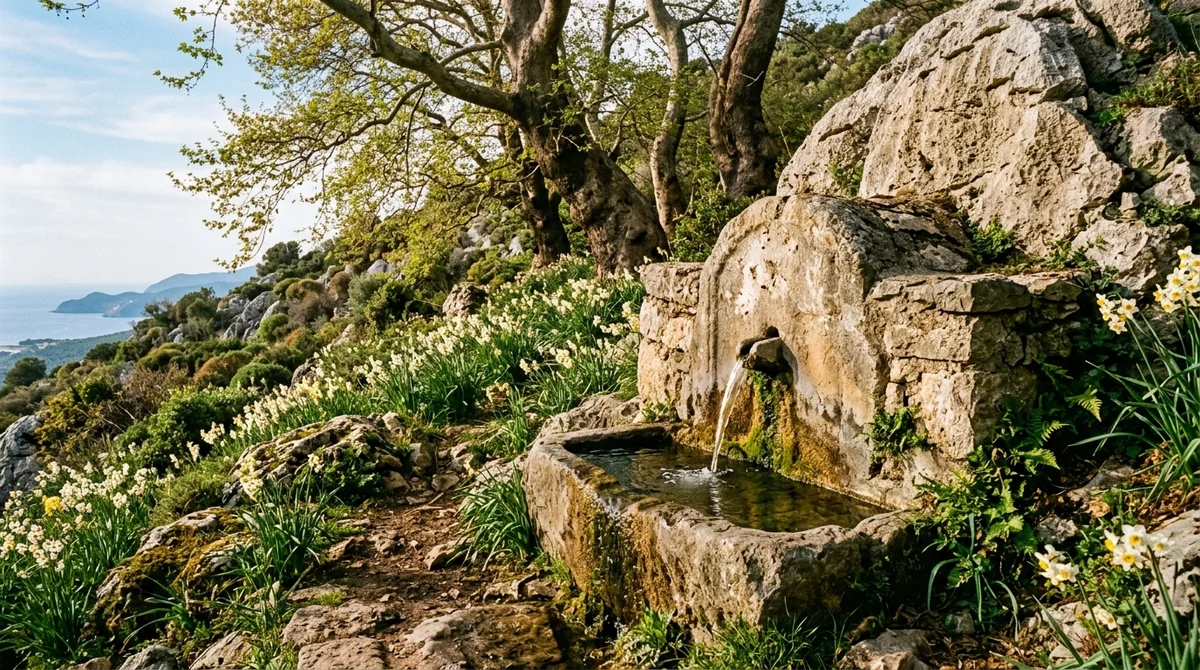 Tarihi Dilek Pınarı ve Narcissos Efsanesi Kaynağı (Mordoğan)