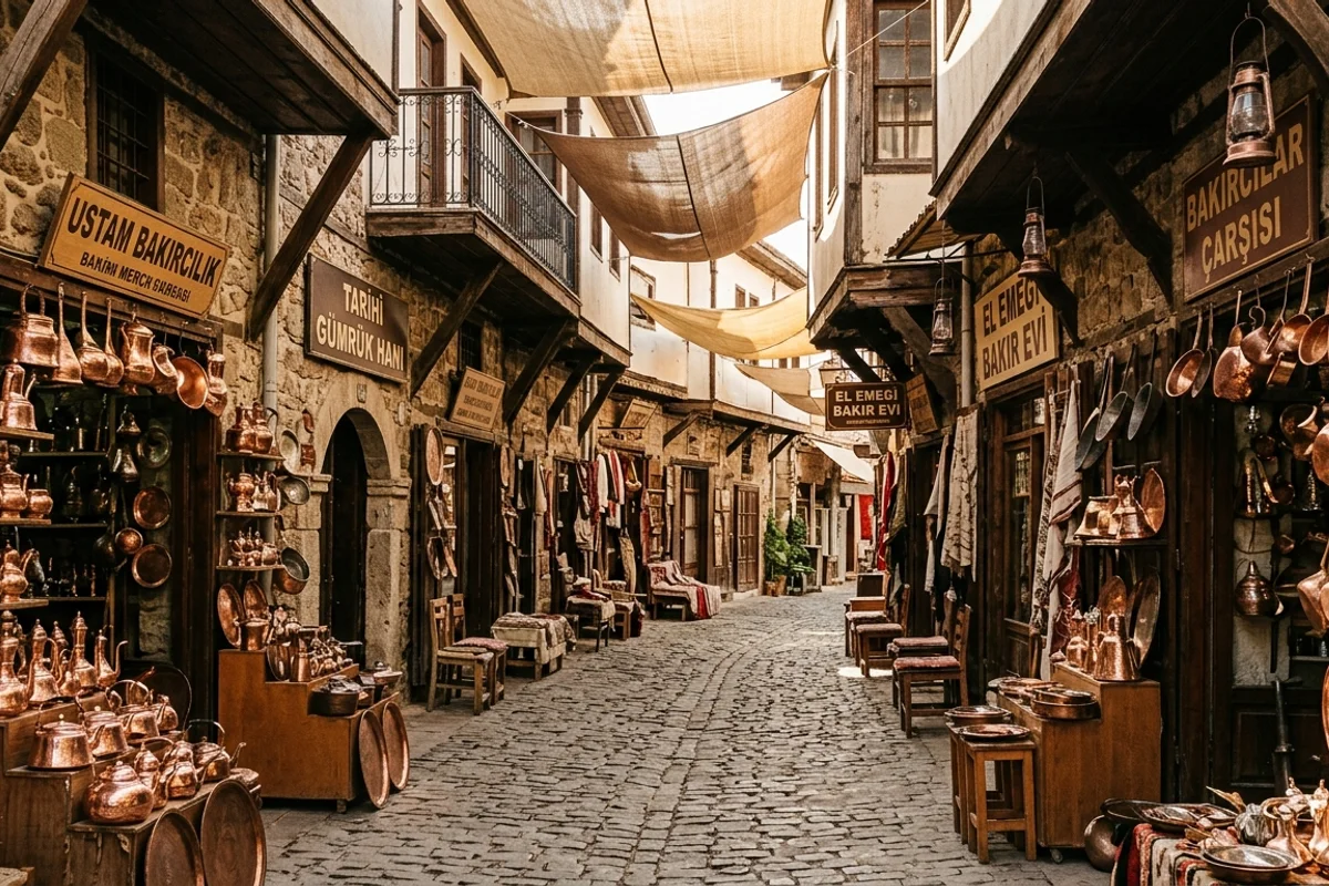 Tarihi Gümrük Önü Hanı & Bakırcılar Çarşısı