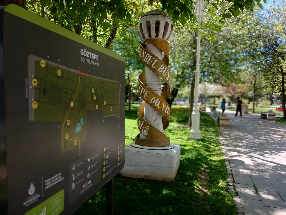 Göztepe 60. Yıl Parkı ve Tematik Bahçeler - İstanbul Kadıköy