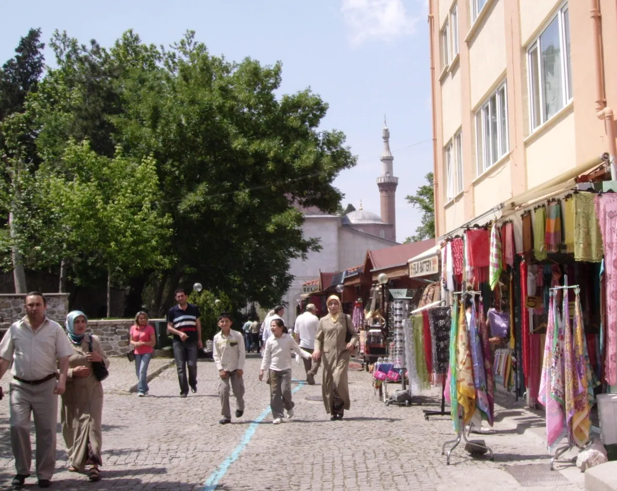 İznik Yeşil Camii & Çinili Minaresi (M.S. 1391 Sadrazam Çandarlı Halil Paşa)