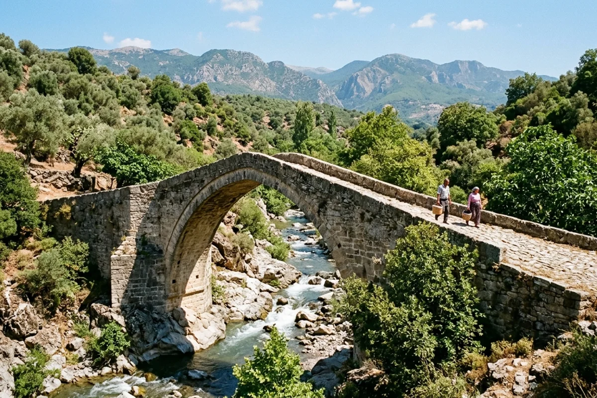 Dandalaz Tarihi Taş Kemer Köprüsü (15. yy)