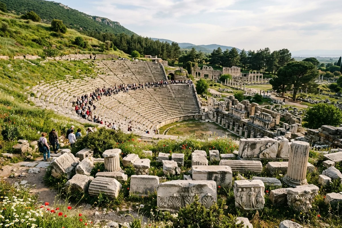 Magnesia Antik Tiyatrosu ve Odeon Kalıntıları
