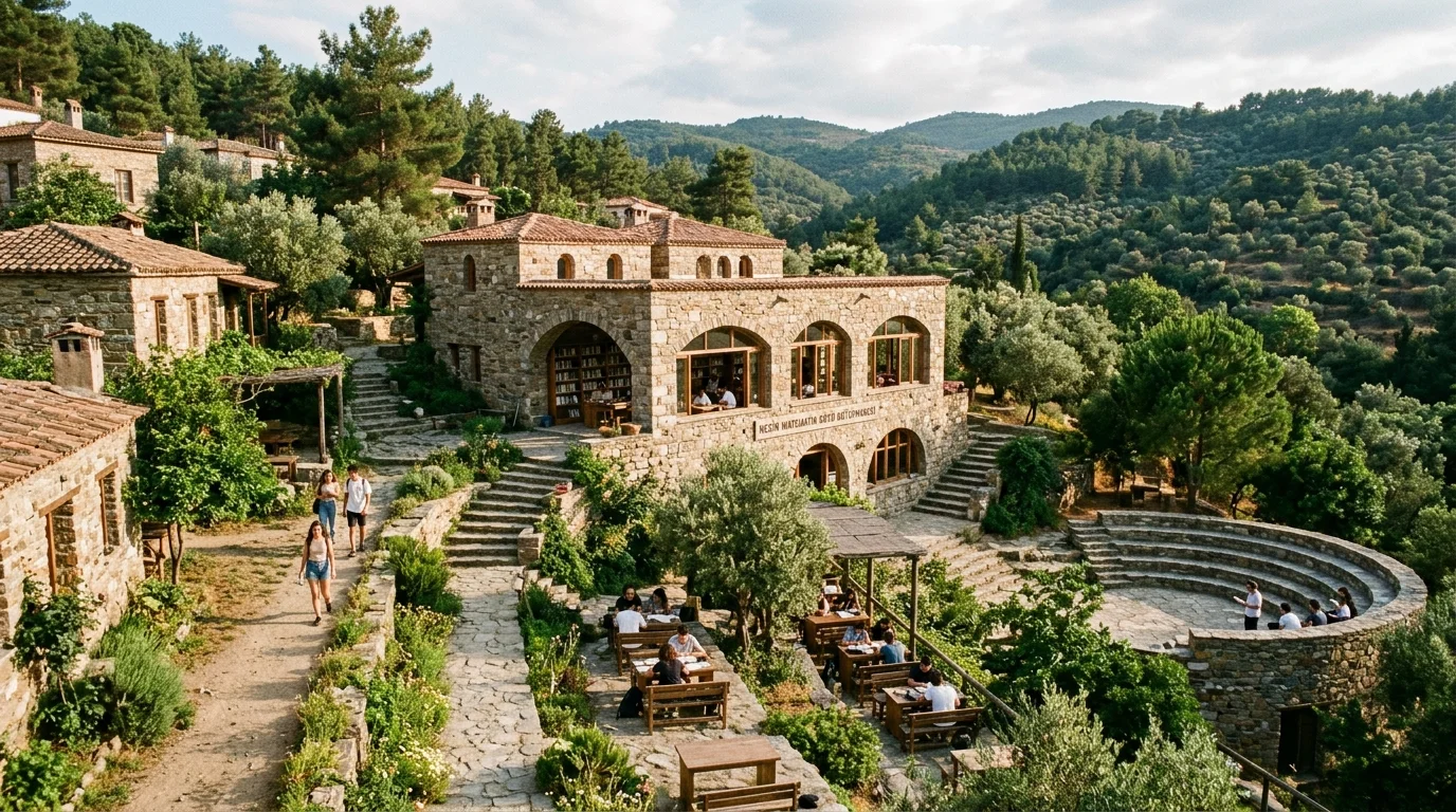 Nesin Mathematics Village Stone Library and Open Air Amphitheatre
