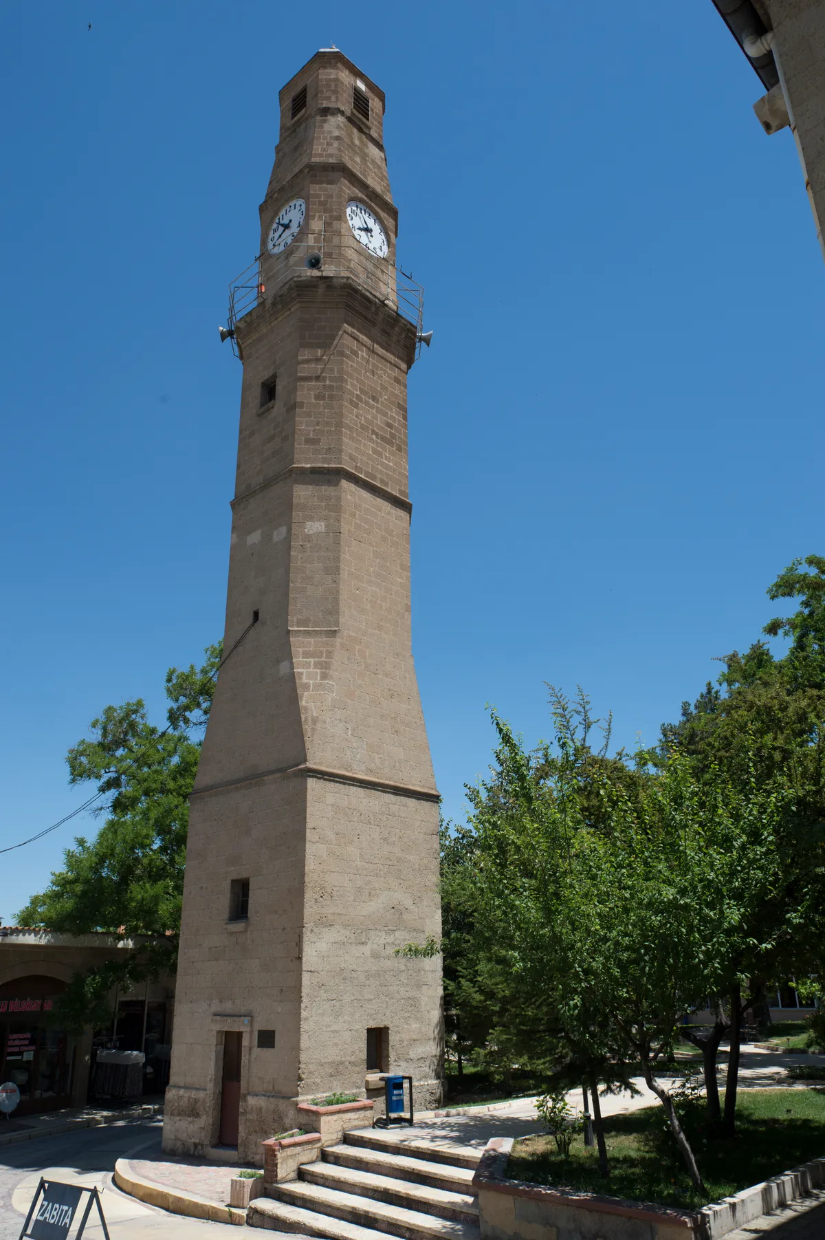 Tarihi Burdur Saat Kulesi (M.S. 1936 Kesme Taş Mimari) - Burdur Merkez
