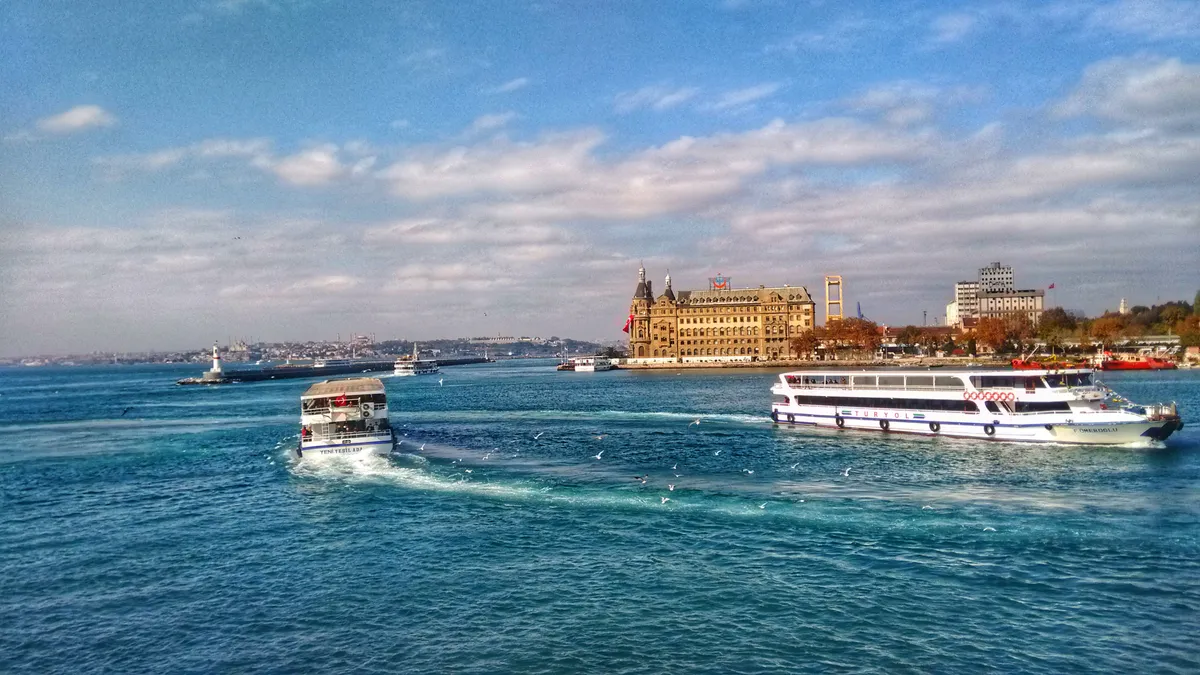 Tarihi Haydarpaşa Garı ve İskelesi (1908) - İstanbul Kadıköy