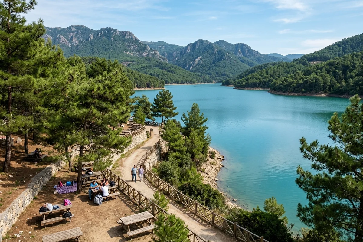 Topçam Baraj Gölü ve Çam Koruluğu Mesiresi