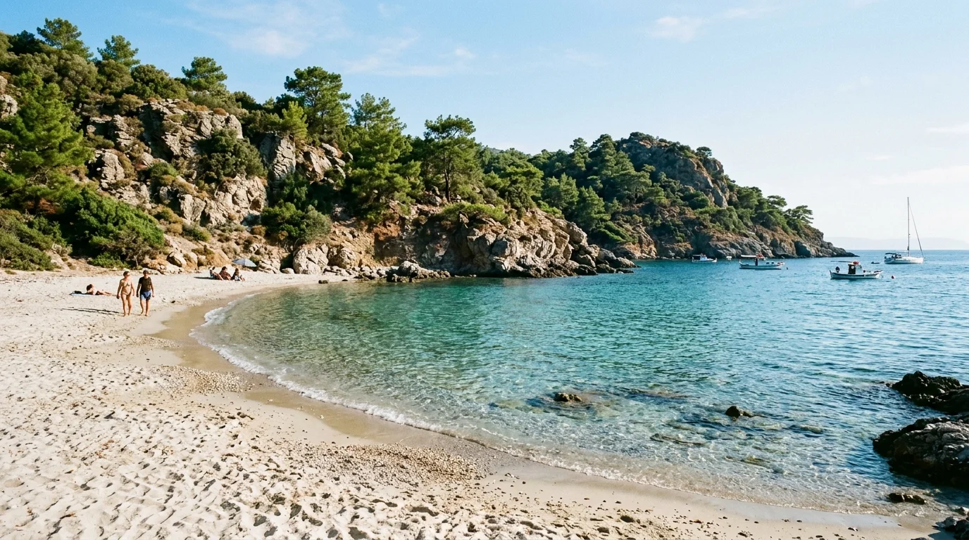 Zindancık Bay Sparkling White Sands and Untouched Shoreline