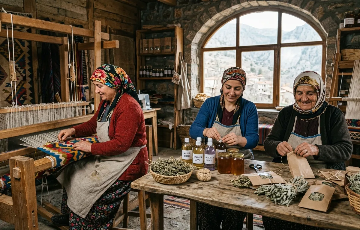 Türkiye'nin 973 İlçe Kadın Emeği ve Köy Kooperatifleri Atlası: Kırsal Kalkınma, Kadim Zanaatlar ve Dayanışma Ekonomisi Rehberi