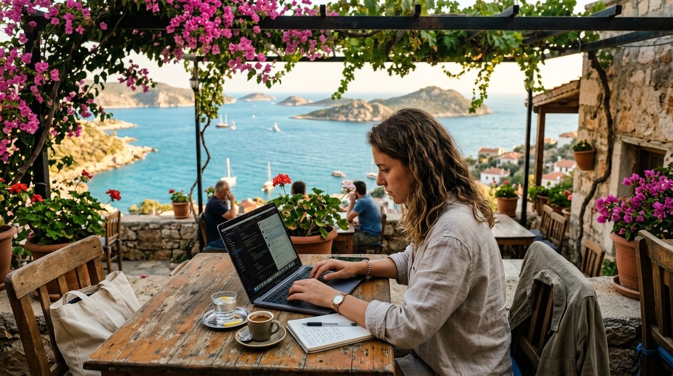 Türkiye'nin Dijital Göçebeler (Digital Nomads) ve Uzaktan Çalışanlar (Workation) Atlası: Deniz, Doğa ve Yüksek Hızlı Fiber Rotaları