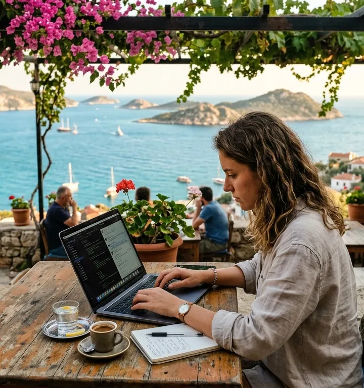 Türkiye'nin Dijital Göçebeler (Digital Nomads) ve Uzaktan Çalışanlar (Workation) Atlası: Deniz, Doğa ve Yüksek Hızlı Fiber Rotaları