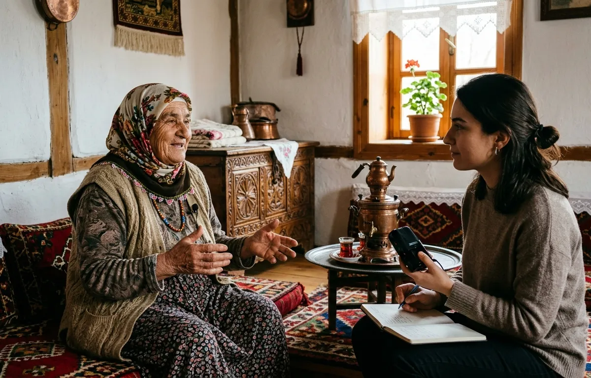 Türkiye'nin Yaşayan Sözlü Tarih, Yerel Ağızlar ve Etnografya Atlası: Kaybolan Kelimeler, Köy Odaları ve Kültürel Bellek Rehberi